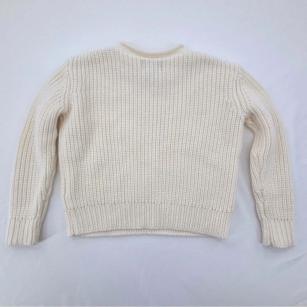 Polo Ralph Lauren Toddler’s Rollneck 100% Cotton Ivory Sweater for 5T Unisex - Picture 5 of 11